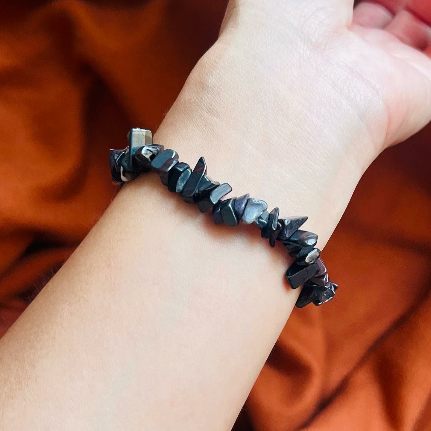 [原石] 舒俱萊 碎石手串