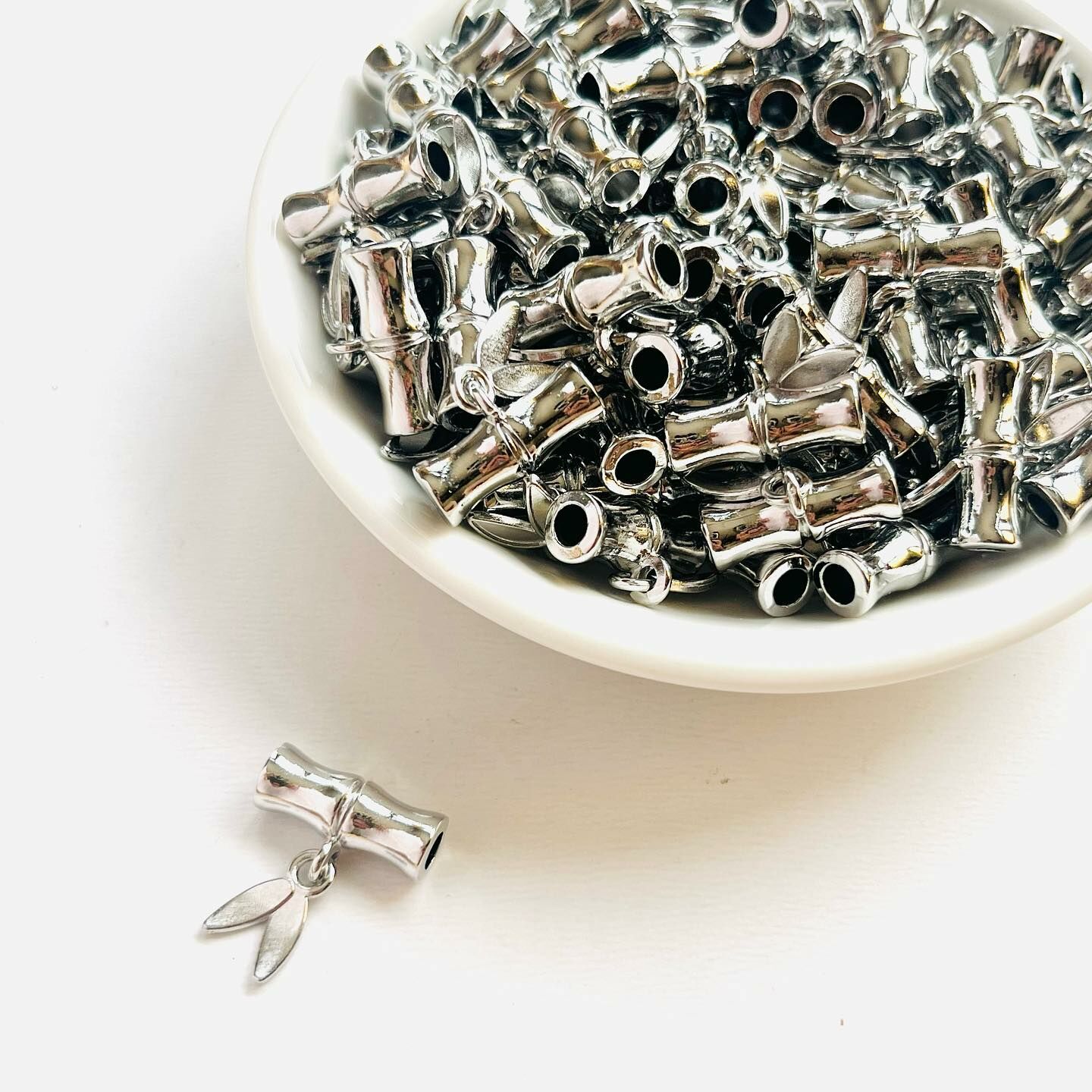 [原石] 金屬隔珠配件 節節高升