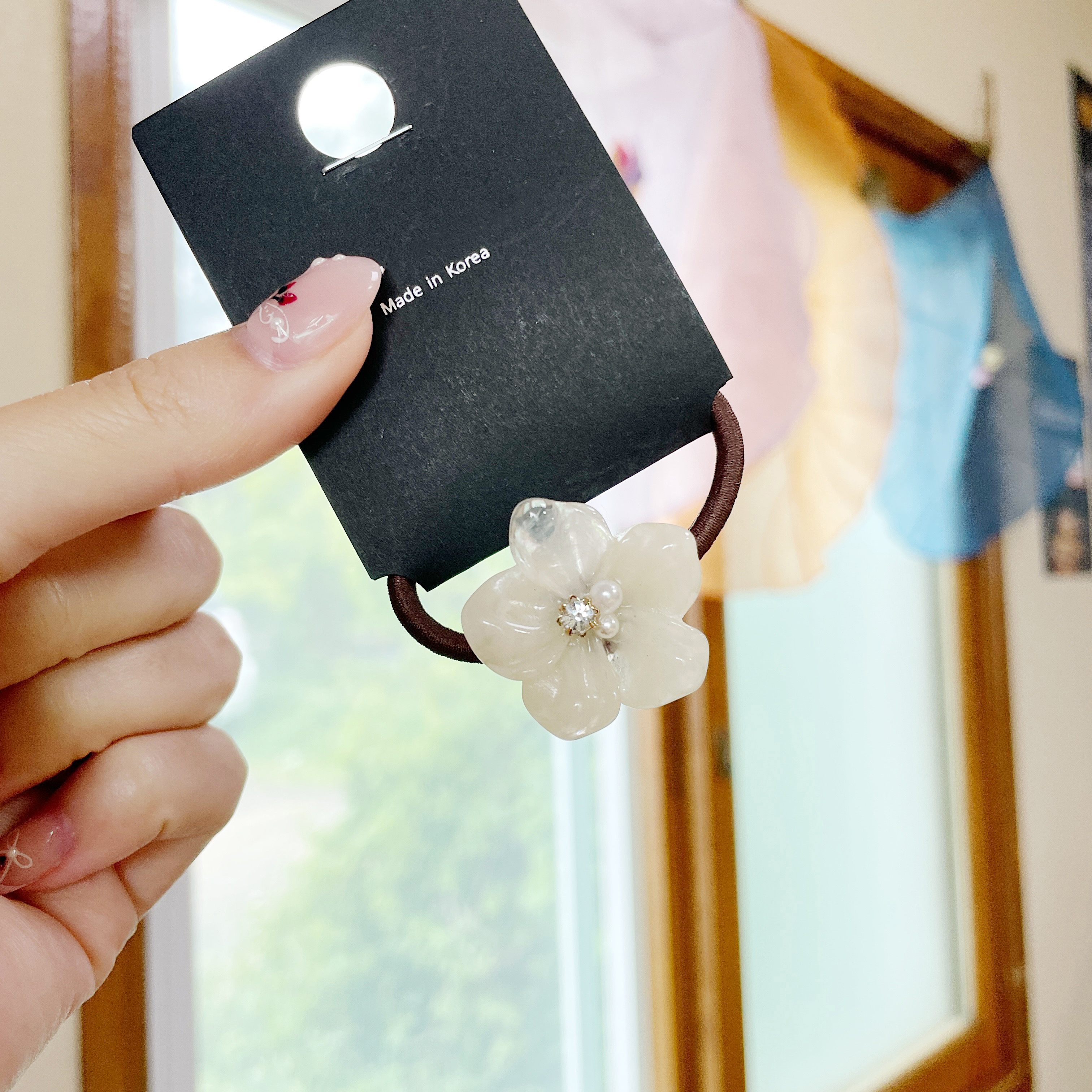 AC125 Camellia Hair Tie