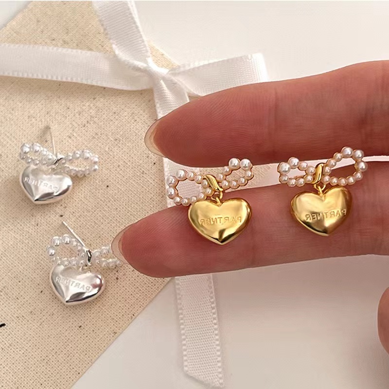 G32蝴蝶結珍珠愛心