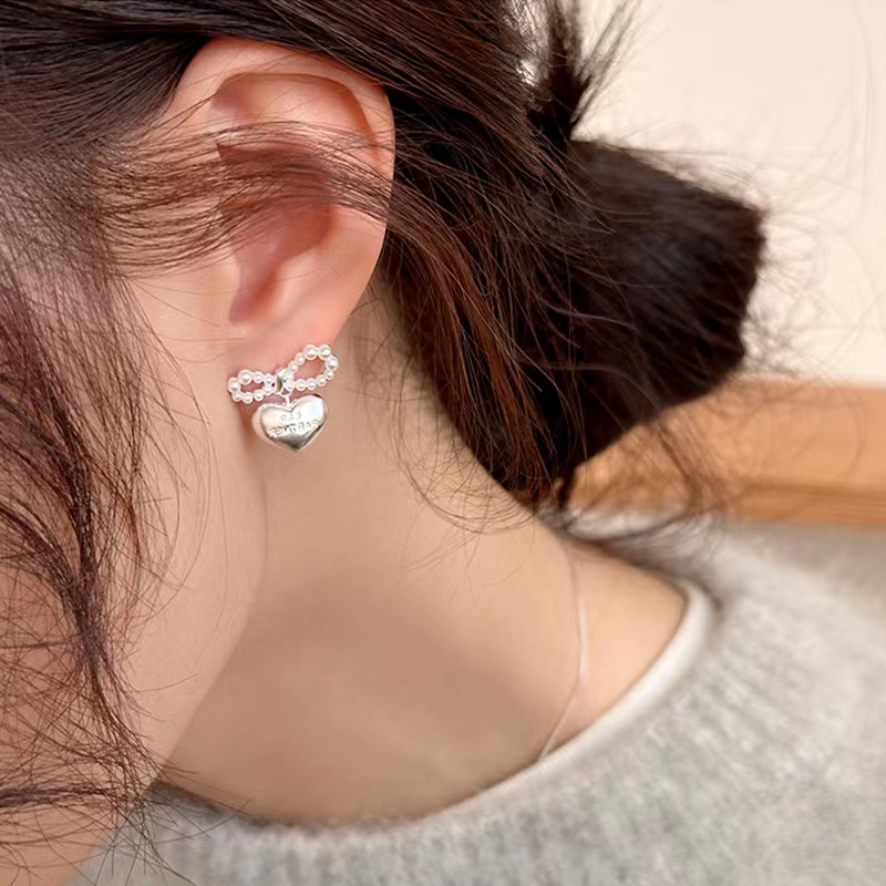 G32蝴蝶結珍珠愛心