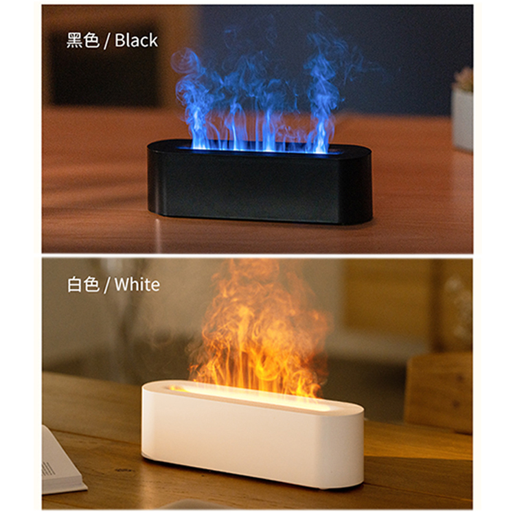 USB 長形火焰香薰霧化加濕器 150ml No:500276