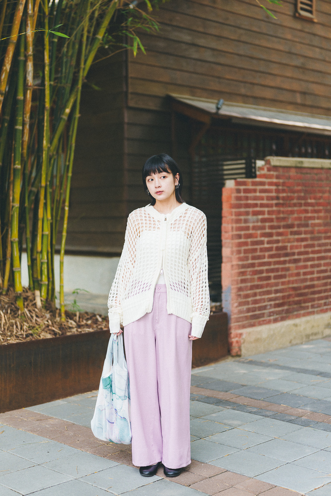 雲暈染了夏！雙拉鍊針織衫(兩色-象牙白)