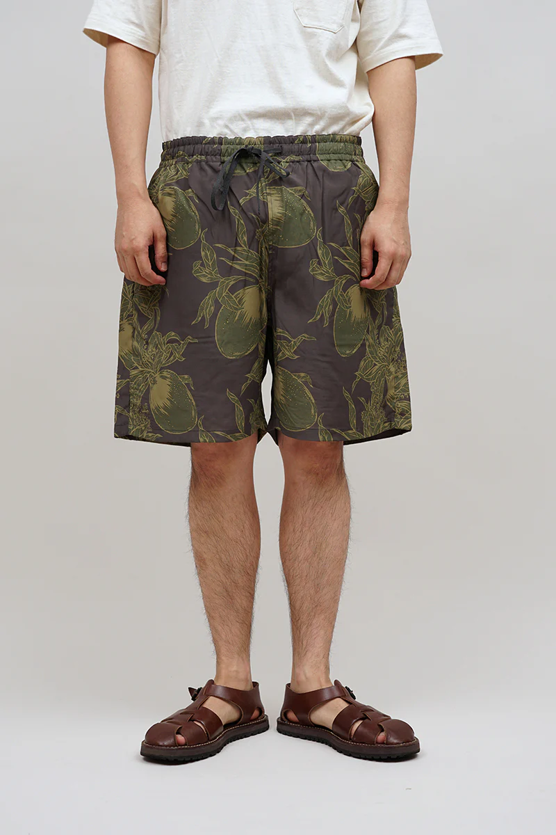 NIGEL CABOURN UTILITY SHORT BIHAR MANGO