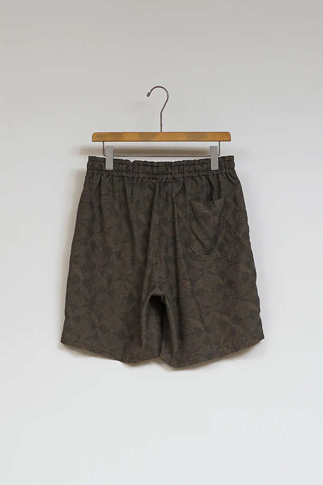 NIGEL CABOURN UTILITY SHORT GUJARAT PRINT