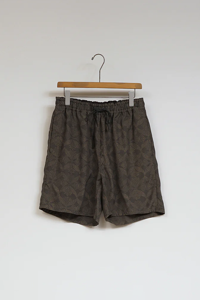 NIGEL CABOURN UTILITY SHORT GUJARAT PRINT