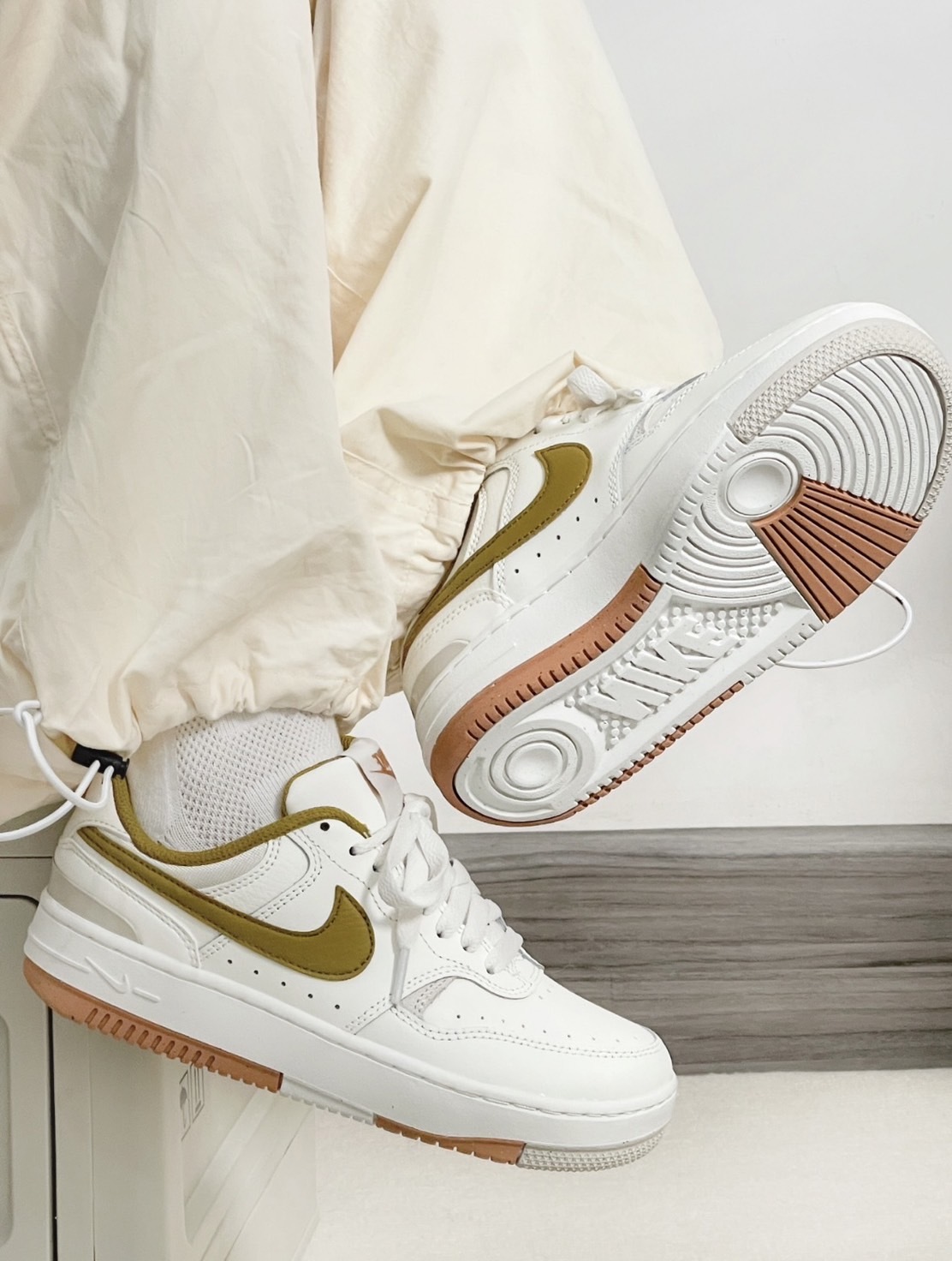 Nike Gamma Force 牛奶糖 皮革 復古 拼接 DX9176-105預購