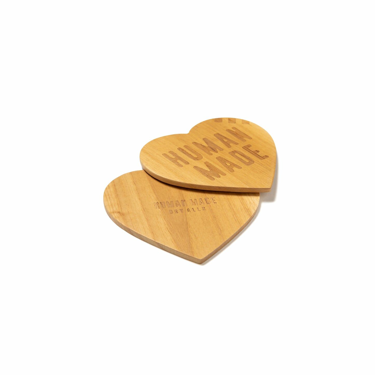 2024SS HUMAN MADE HEART WOOD COASTER SET 木製 愛心 杯墊 現貨