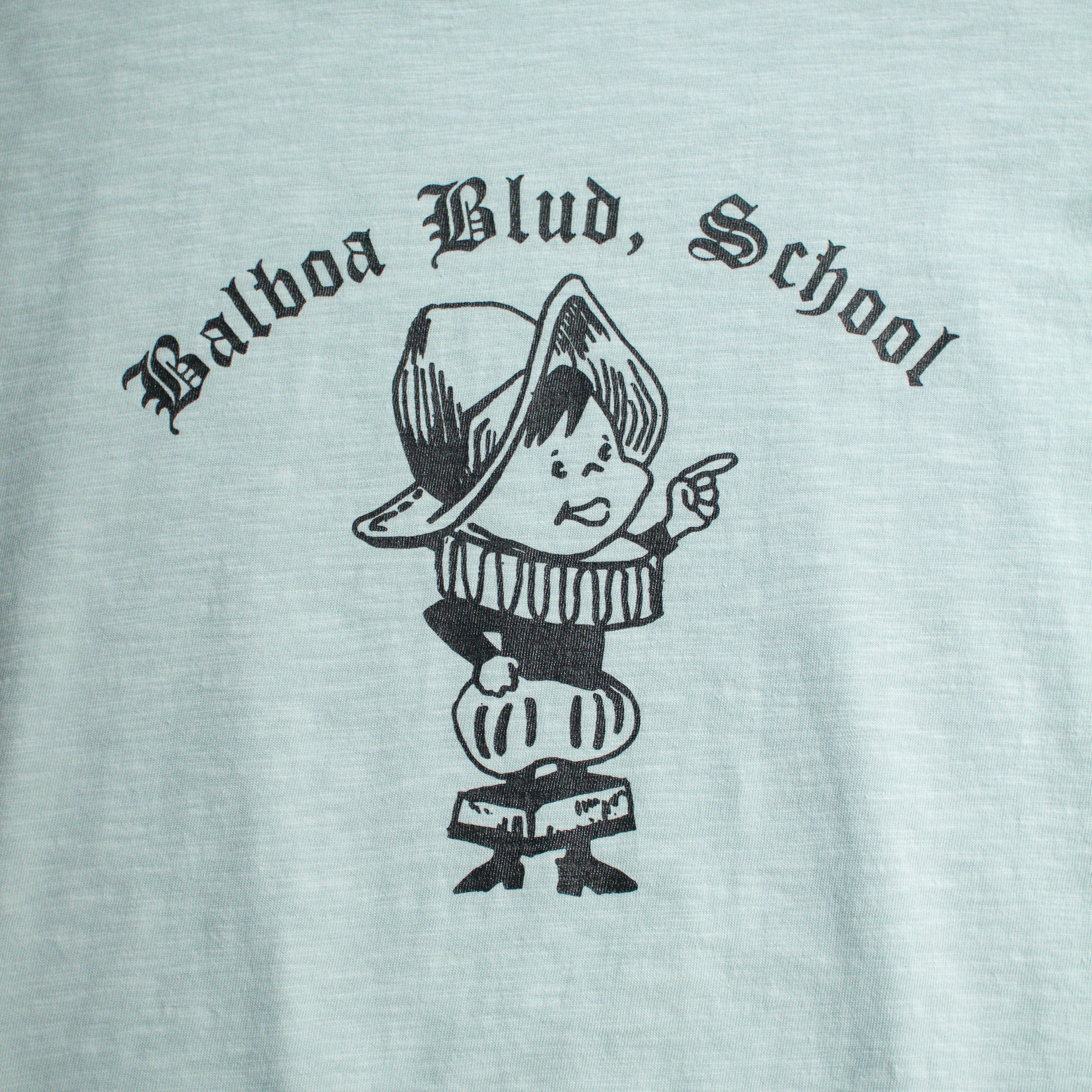 VELVA SHEEN SS24 BALBOA BLUE TEE 粉藍 小丑 竹節棉 短袖 T恤