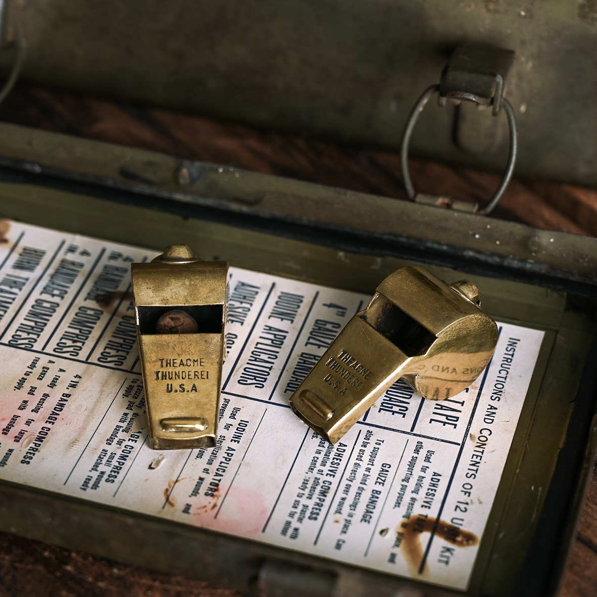 Vintage 古董銅哨