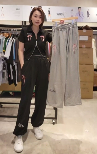 韓國代購 AMBLER 24年新款蝴蝶長褲AP801