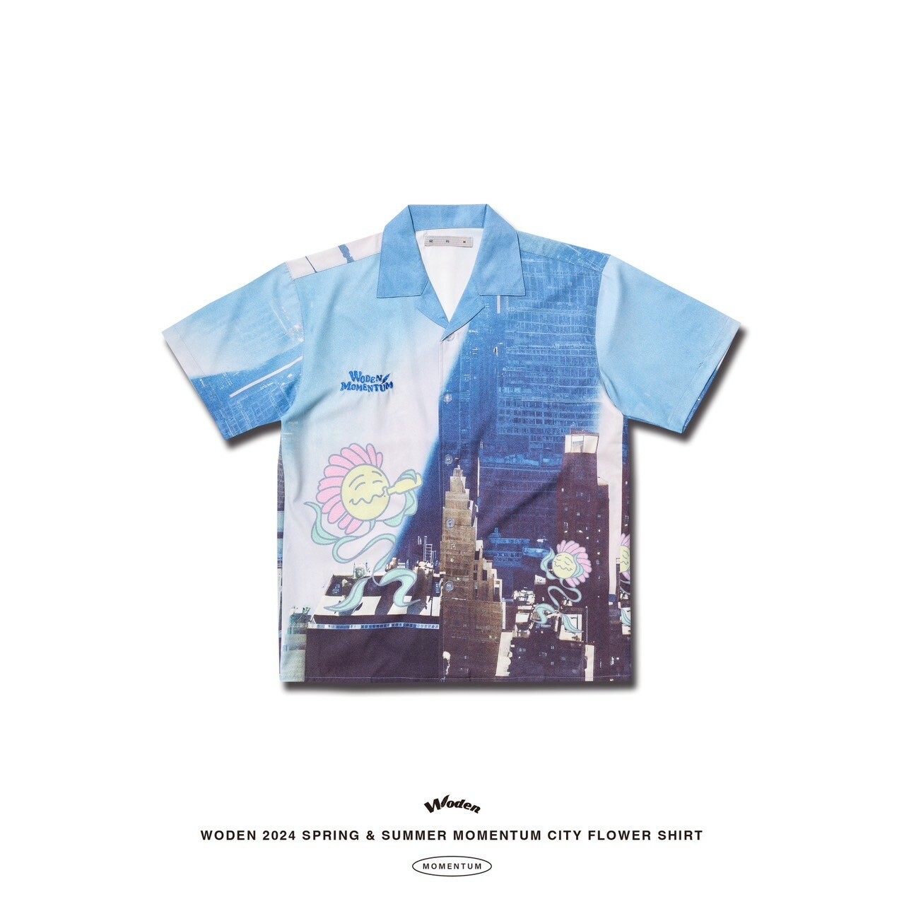 WODEN 2024 Spring & Summer 027 Momentum City Flower Shirt