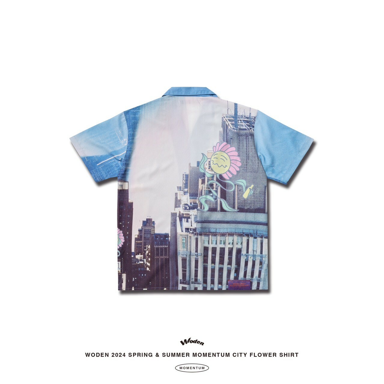 WODEN 2024 Spring & Summer 027 Momentum City Flower Shirt