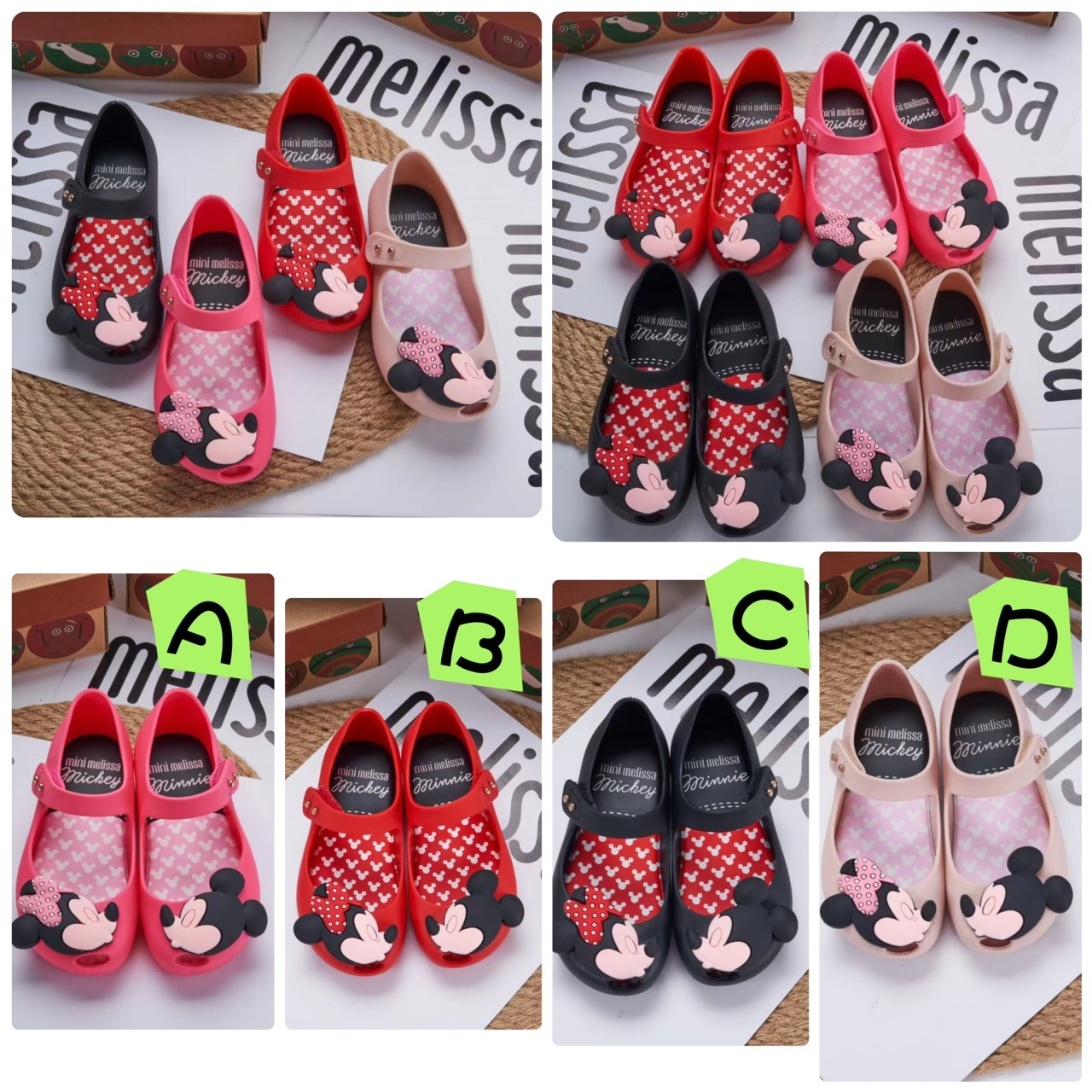 Mini Mel*issa 女童米奇情侶香味果凍鞋-2400809