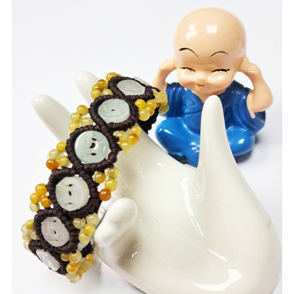 玉古錢&財源滾滾招財手鍊【十方】136774