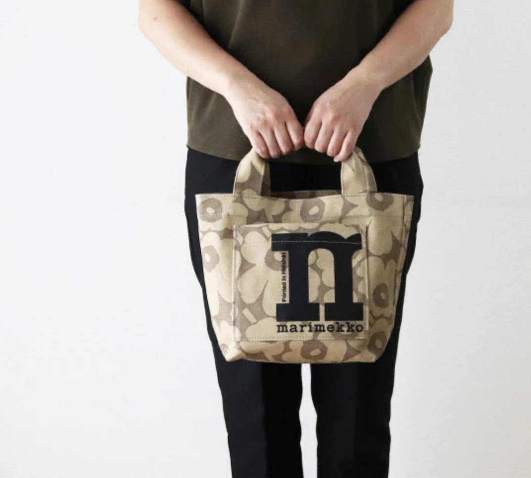代購現貨 | Marimekko日本限定 手挽tote bag| Light Brown Monogram