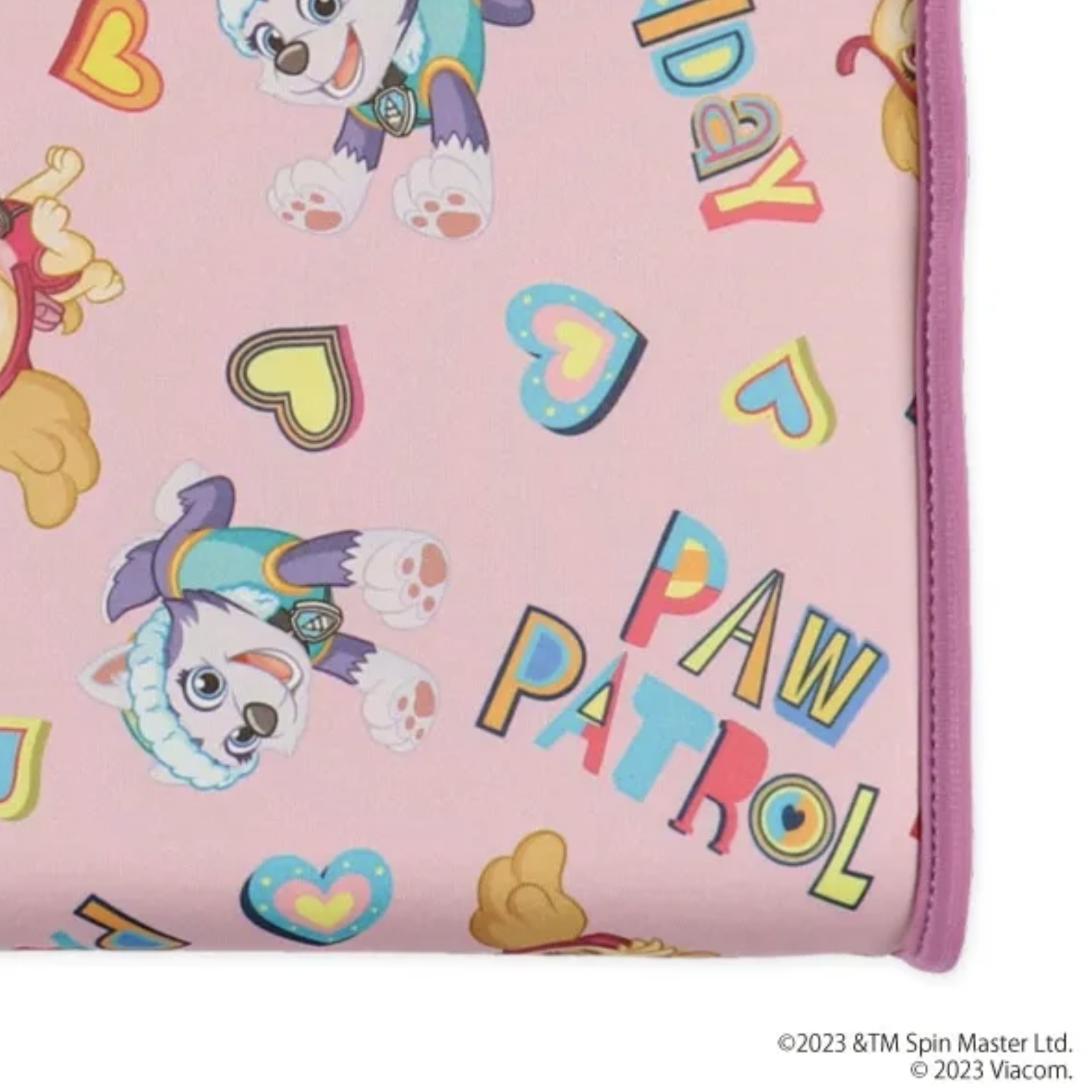 Paw Patrol 柔軟記憶棉兒童枕頭-粉紅色