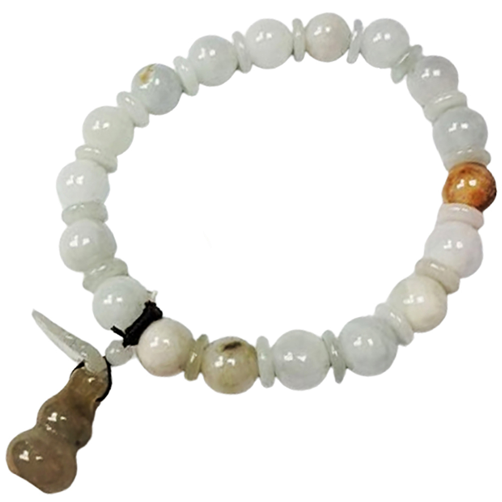 葫蘆+緬甸玉手珠8mm【十方】134903