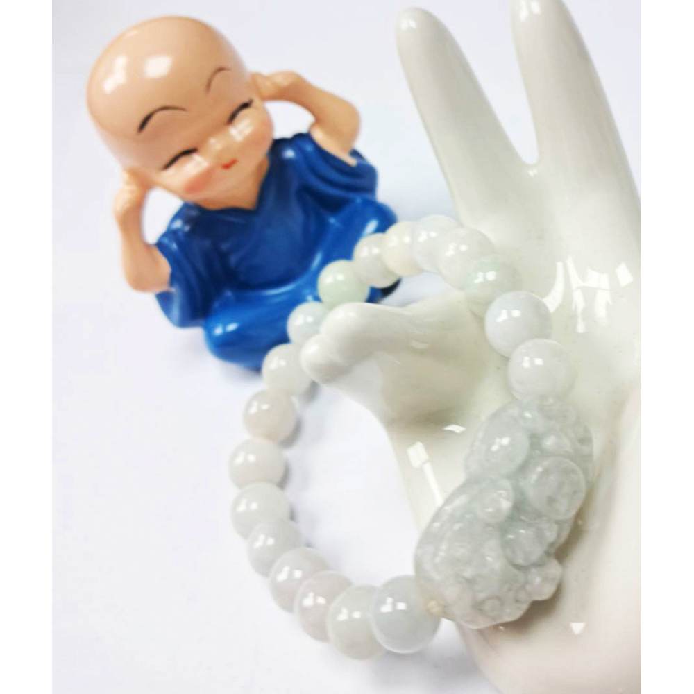 豼貅{緬甸玉}開運手珠8mm【十方】135808