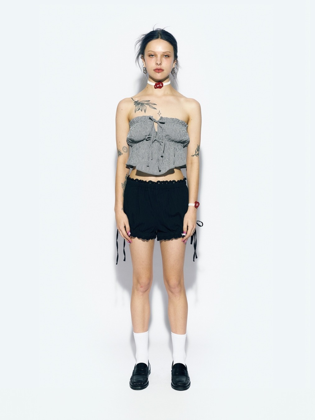 【as if calie】24SS RIBBON BALLOON SHORT PANTS as if calie RIBBON BALLOON SHORT PANTS BSA019