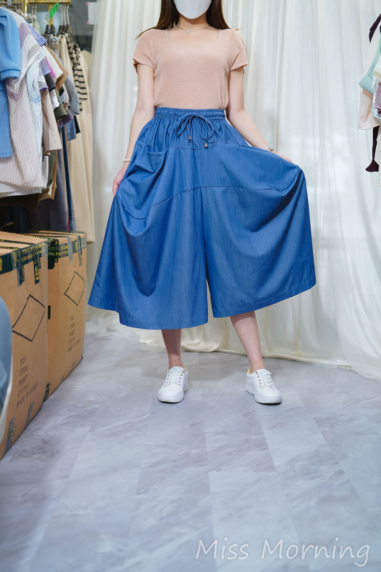 立體重工裙褲(13921)