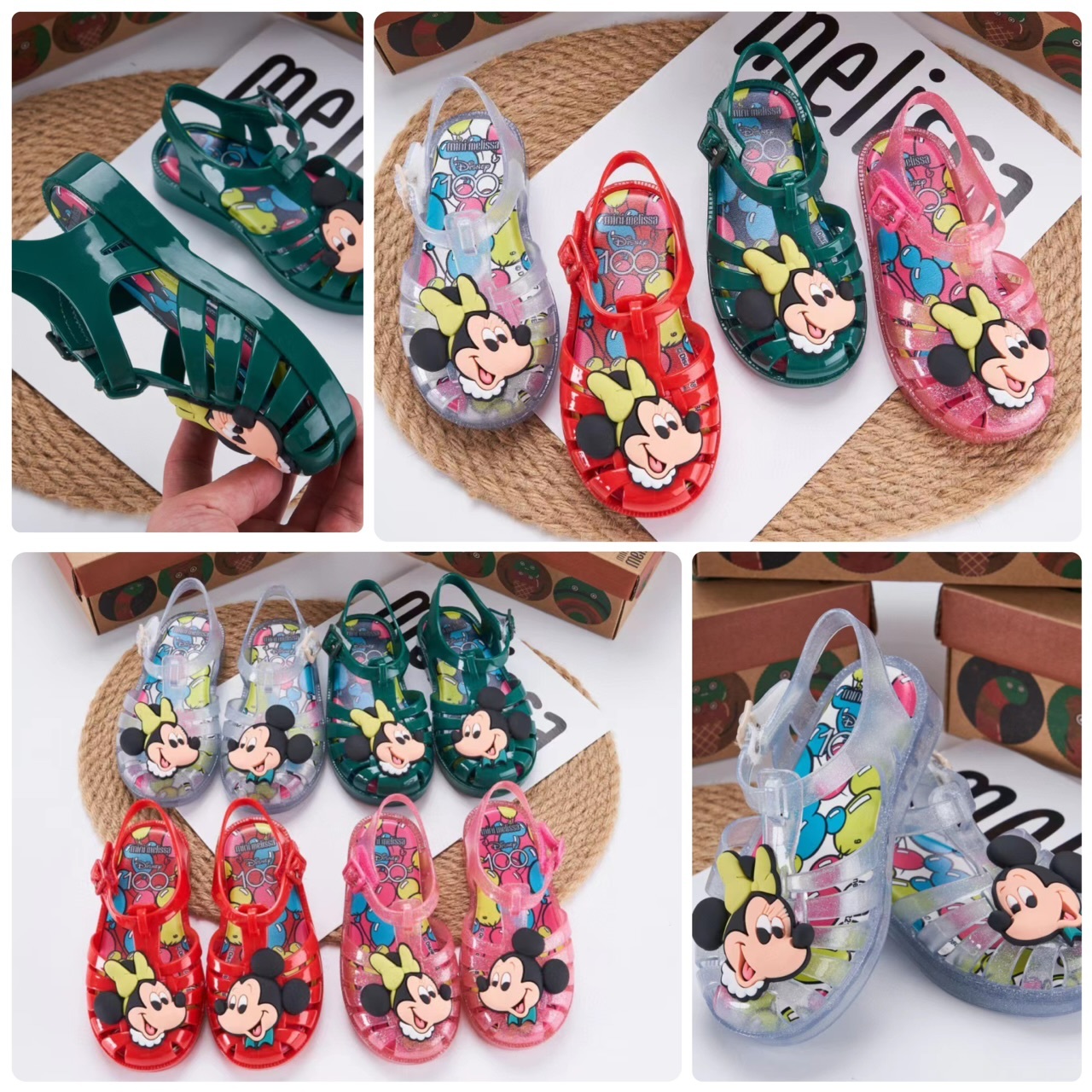 Mini Mel*issa 女童米奇美妮香味果凍鞋-2400811