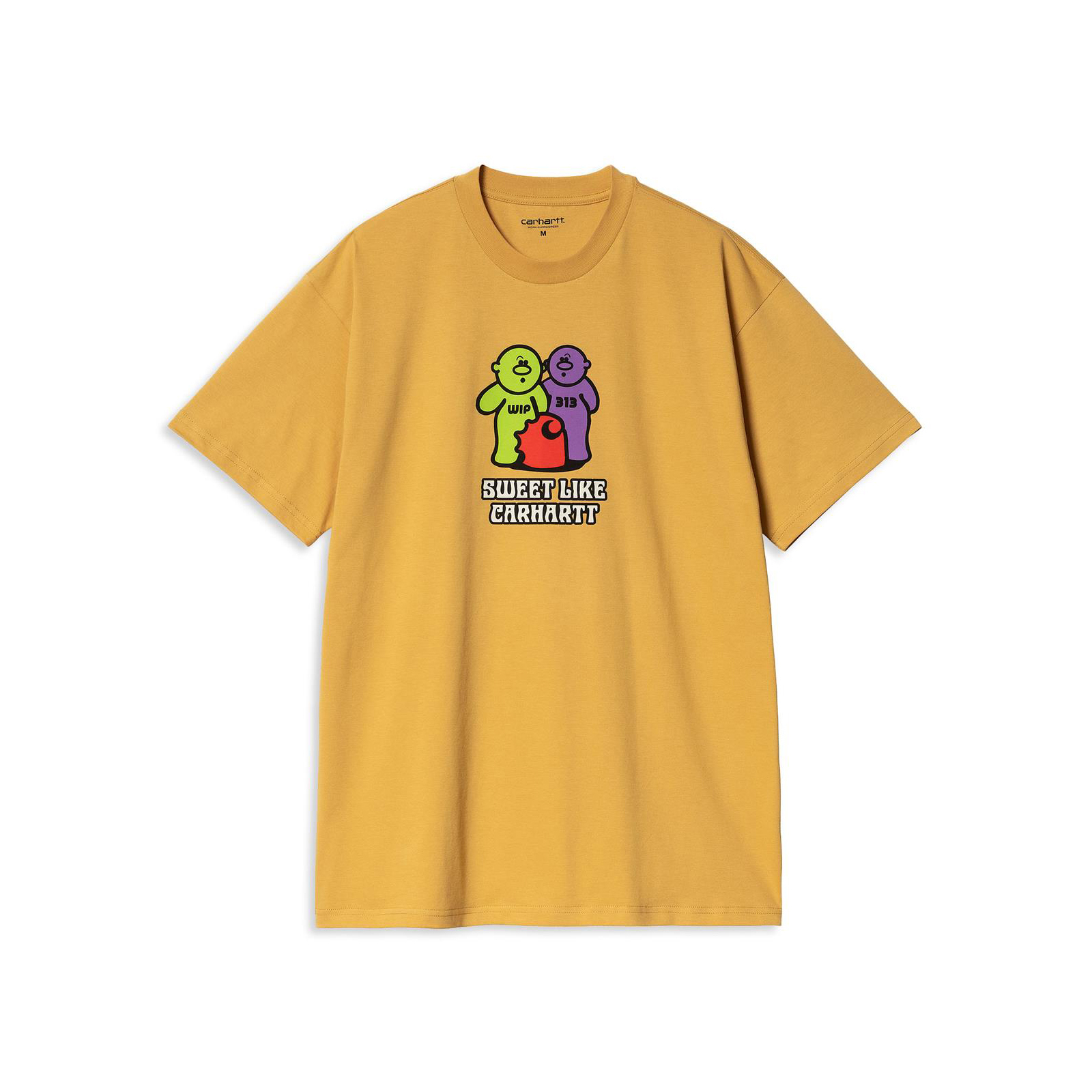 -(E2e05)-CARHARTT WIP S/S GUMMY T 插圖T 黃-I033164