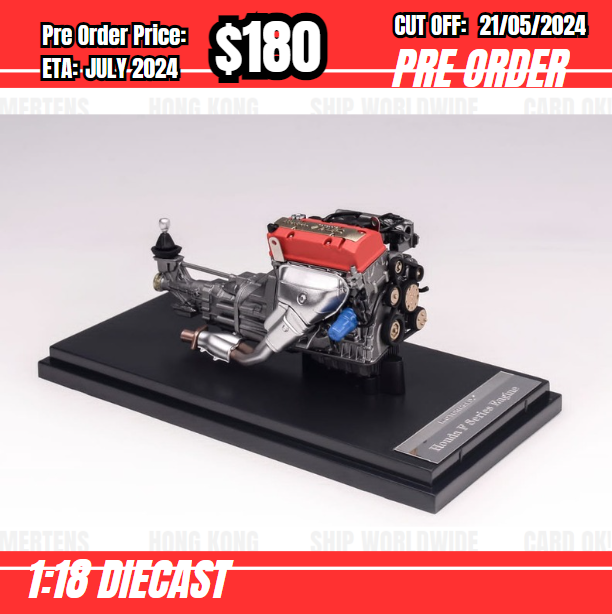 PO-$180 * Motorhelix * 1:18 Engine - S2000 F Series [OD19/05]