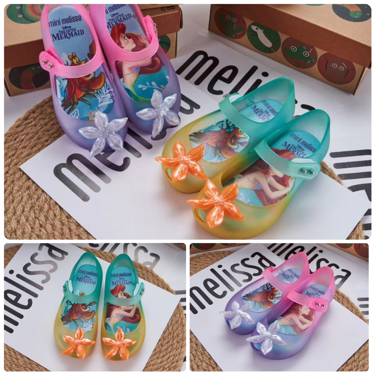 Mel*issa 女童美人魚香味果凍鞋-2400812