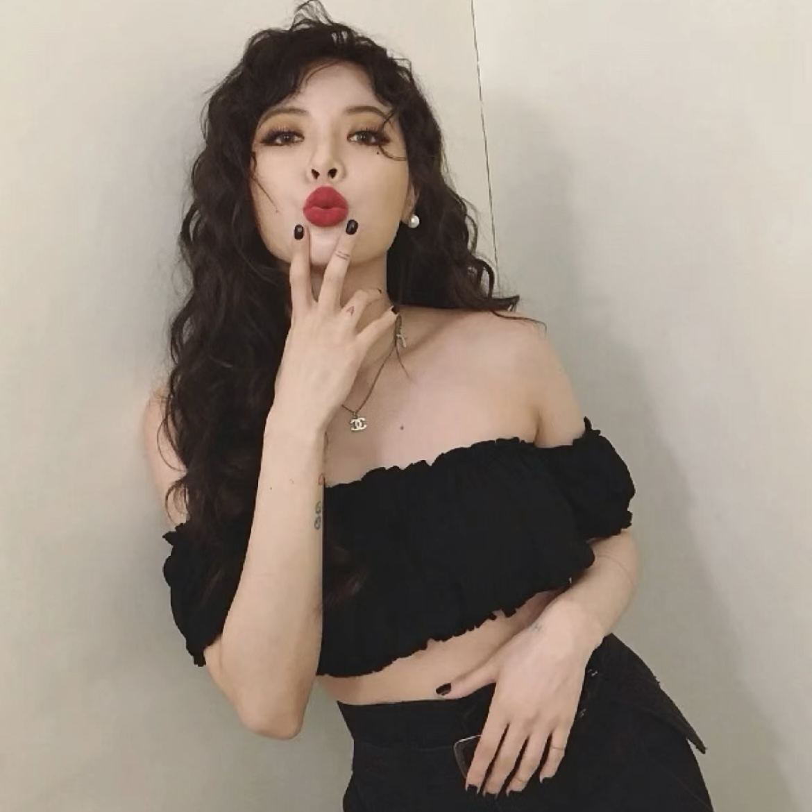 18k 經典銀鑽雙c墜高奢定製項鍊