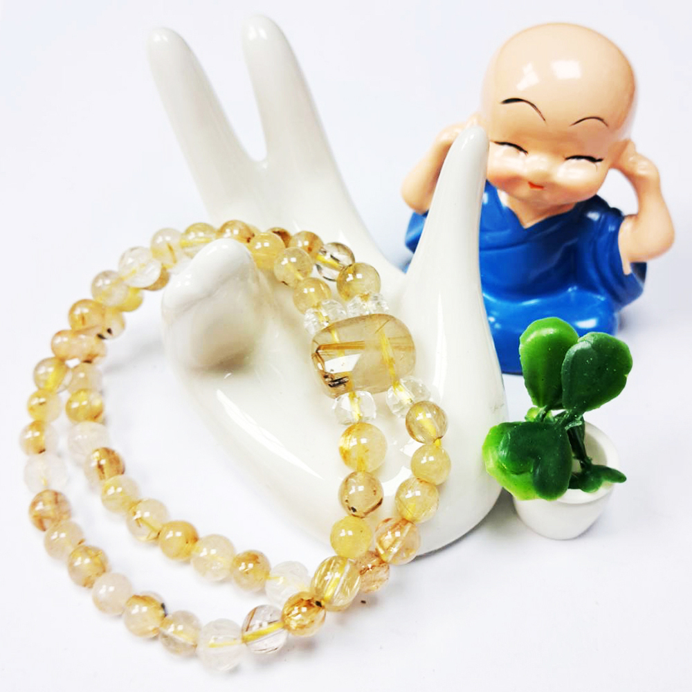 鈦晶+雙排手珠6mm【十方】146162