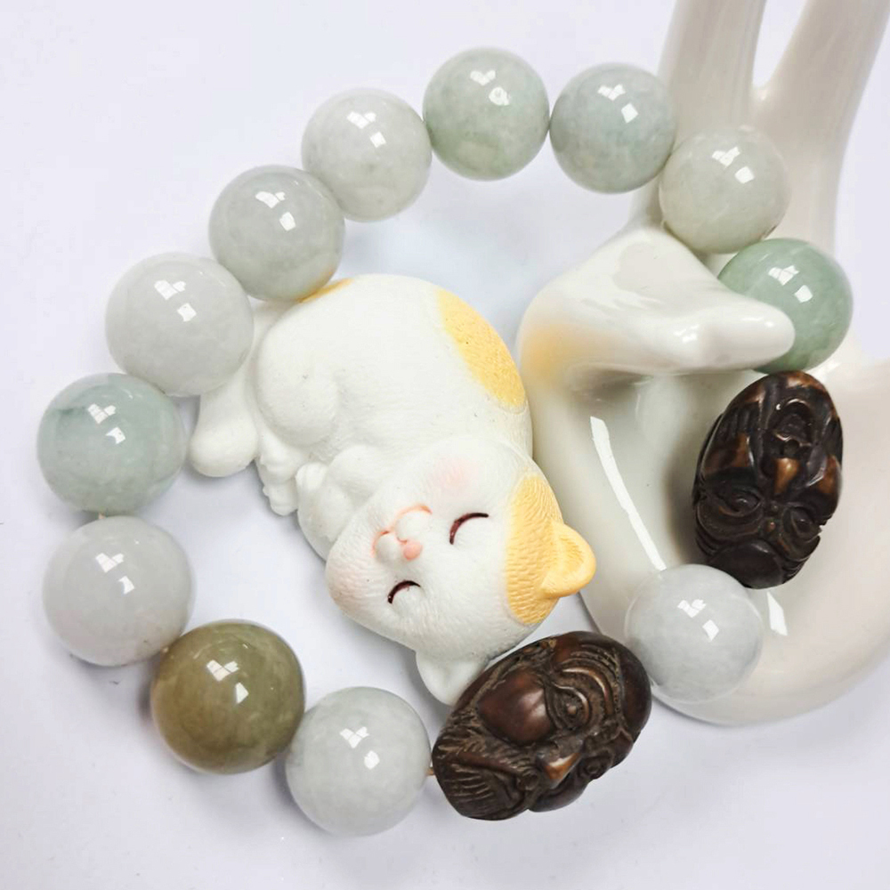 羅漢+玉珠手珠13mm【十方】134380