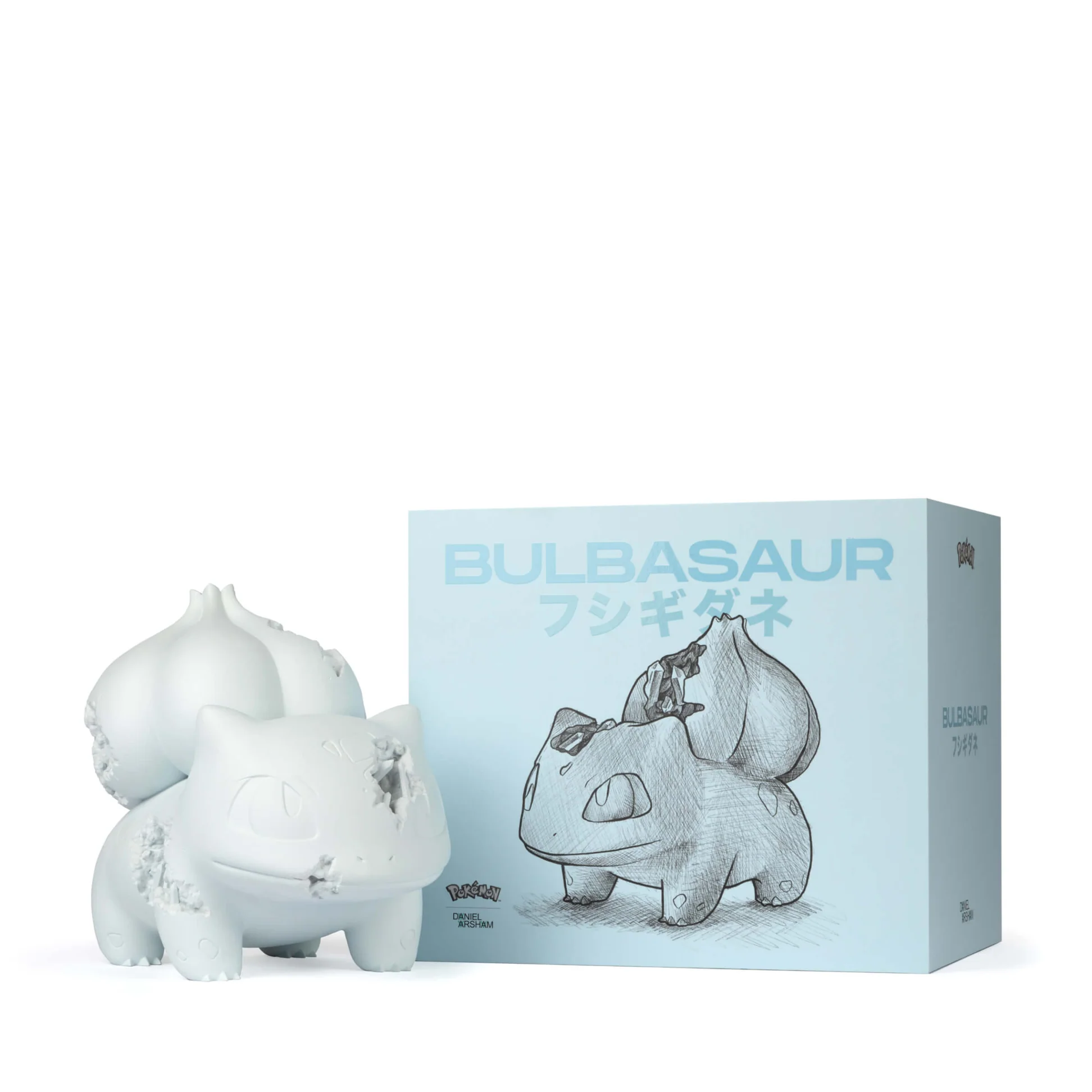 Daniel Arsham x Pokemon Indigo Plateau Bulbasaur Sculpture Limited 奇異種子 寶可夢