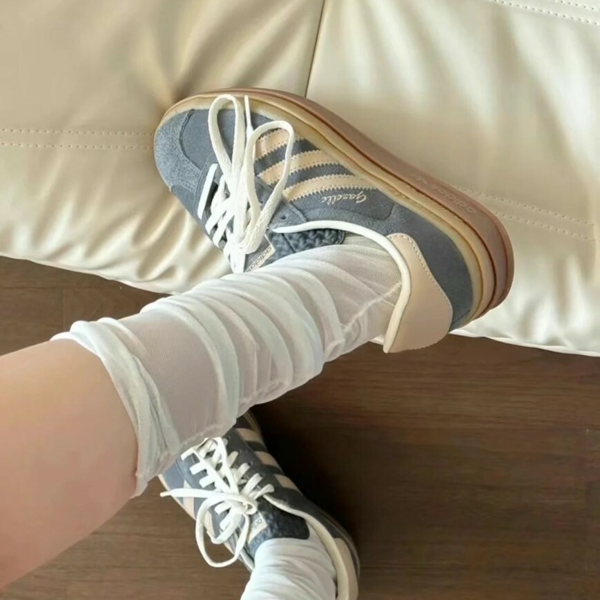 Adidas Originals Gazelle Bold 厚底 灰棕 IE0428