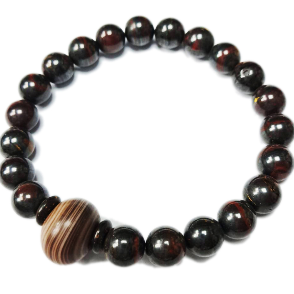 藥師珠&鐵虎眼手珠8mm【十方】121746