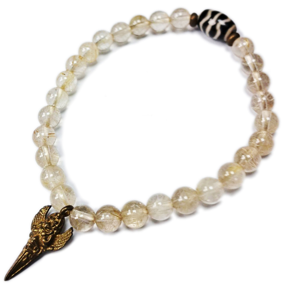 天珠&鈦晶手珠6mm【十方】129705