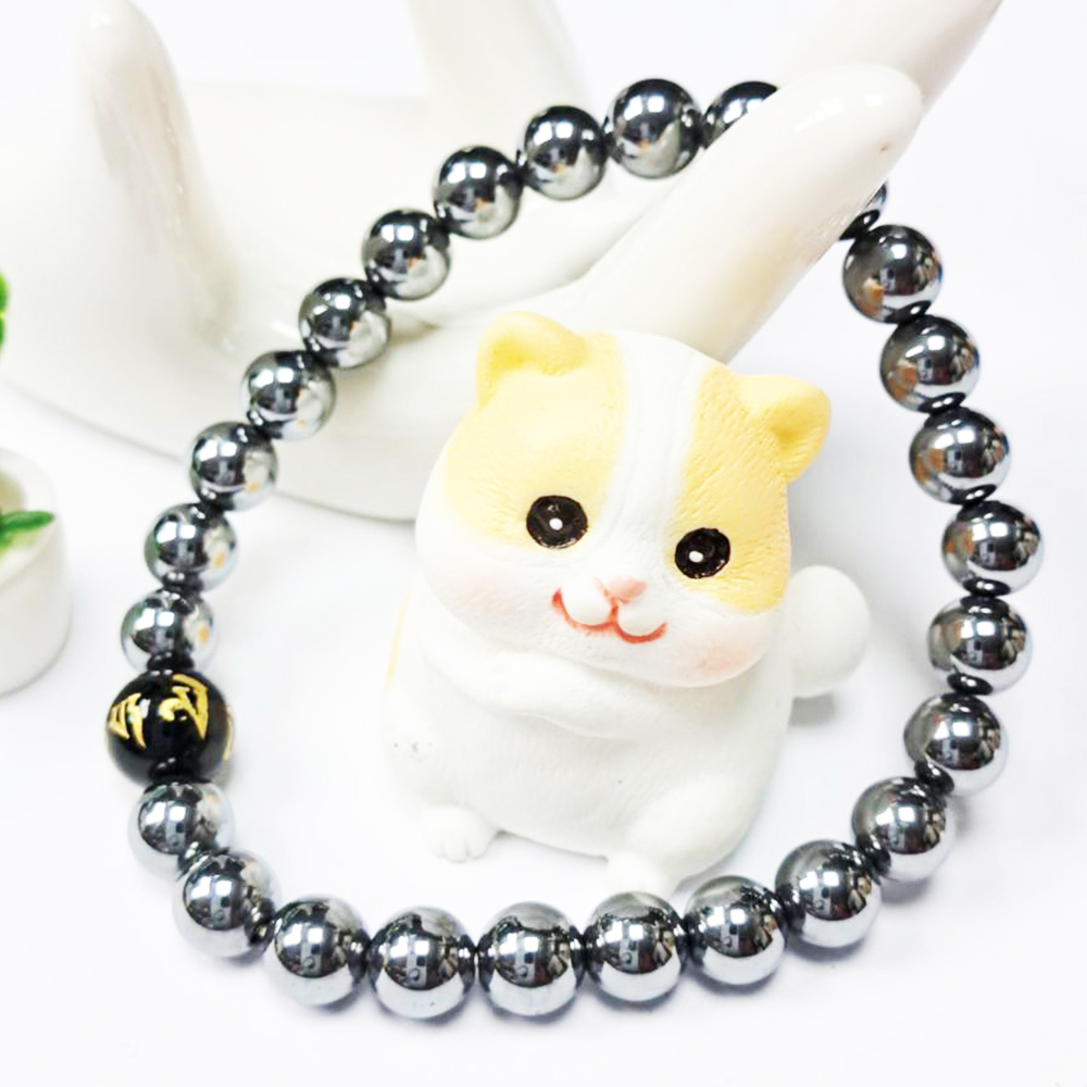 六字真言+太赫茲手珠6mm【十方】146578