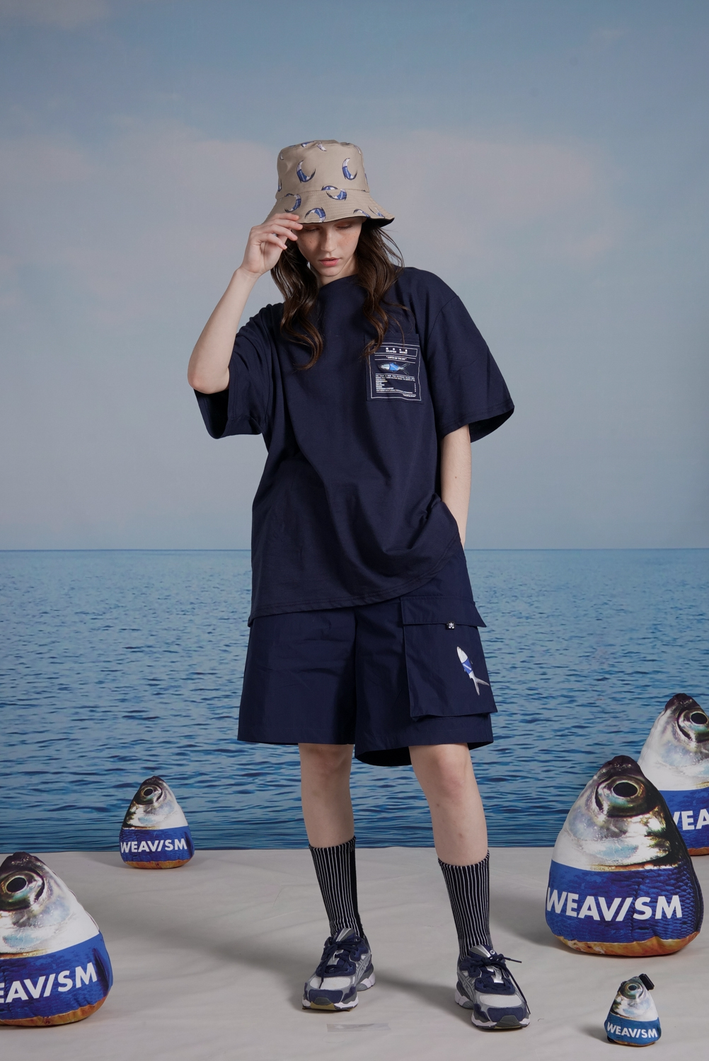 Fish Serre雙面漁夫帽