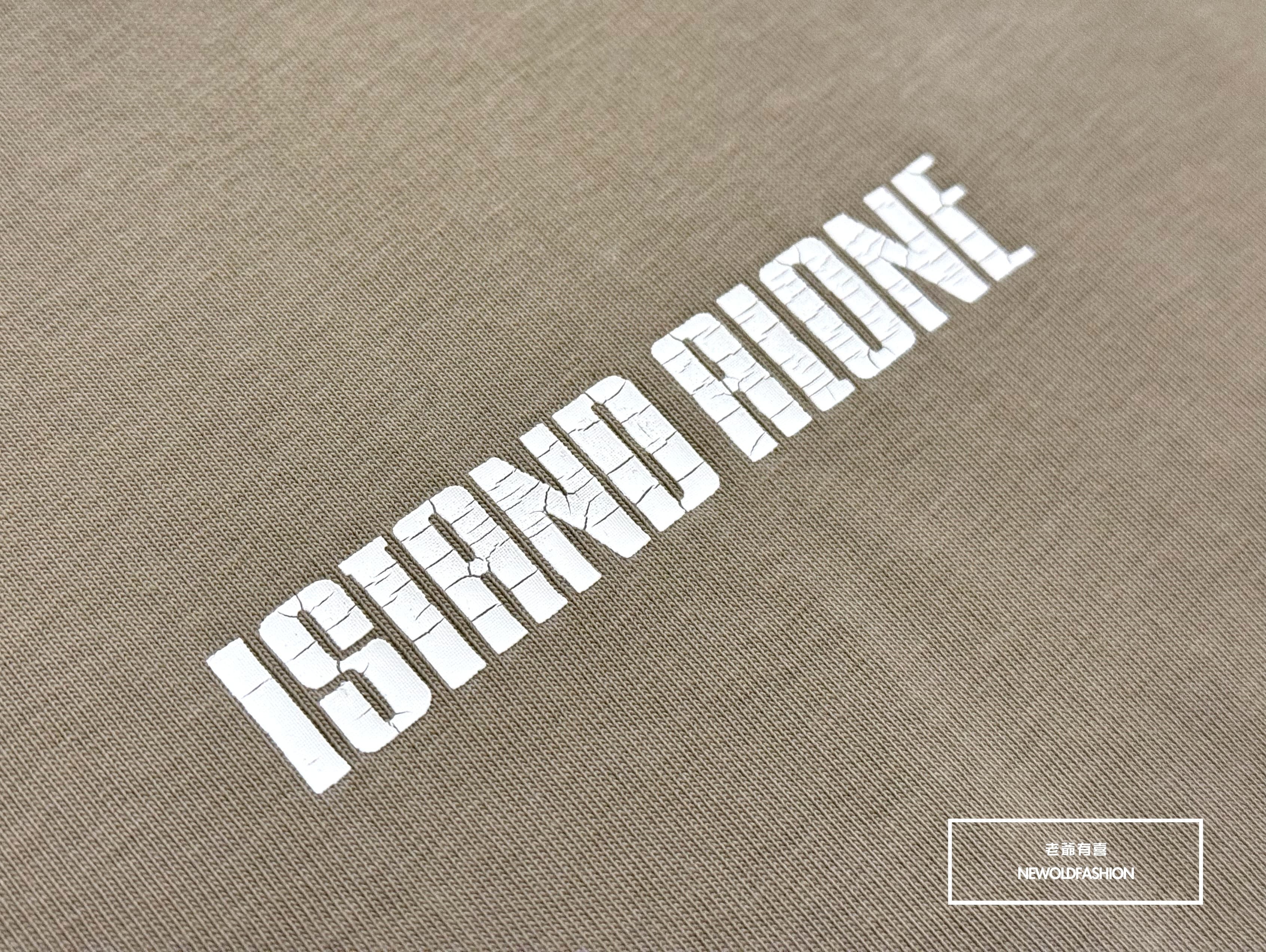 『新品上市』重磅Island爆裂紋棉質背心(NOF2405S8011)-卡其