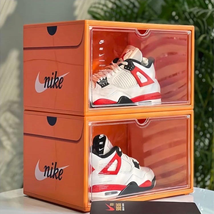 NIKE 經典 鞋盒 收納 收藏收納展示盒 鞋盒｜公仔、鞋子  三個一組(不拆賣)