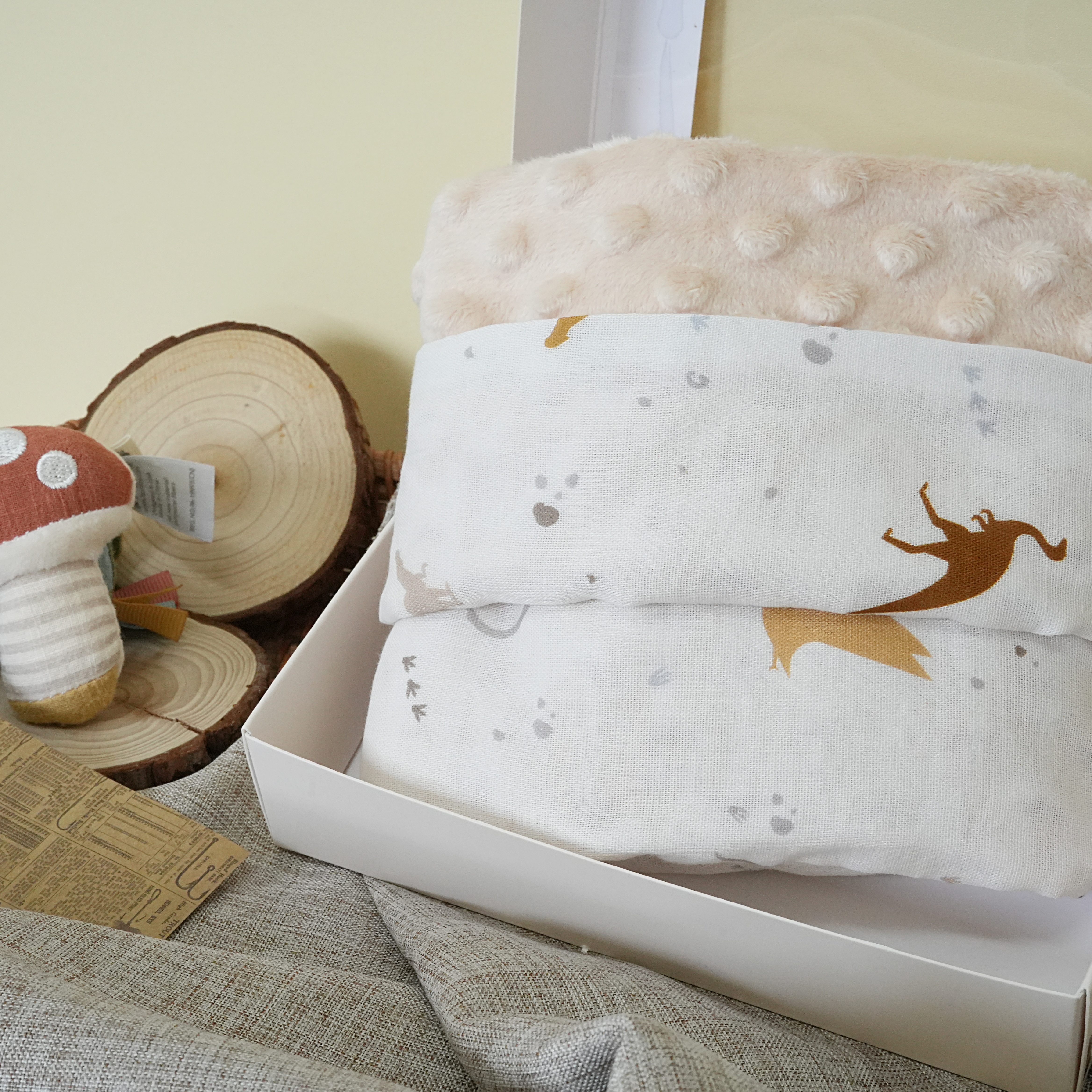 Hi Y.P store-嬰兒車蓋毯-獨家設計款-恐龍之謎