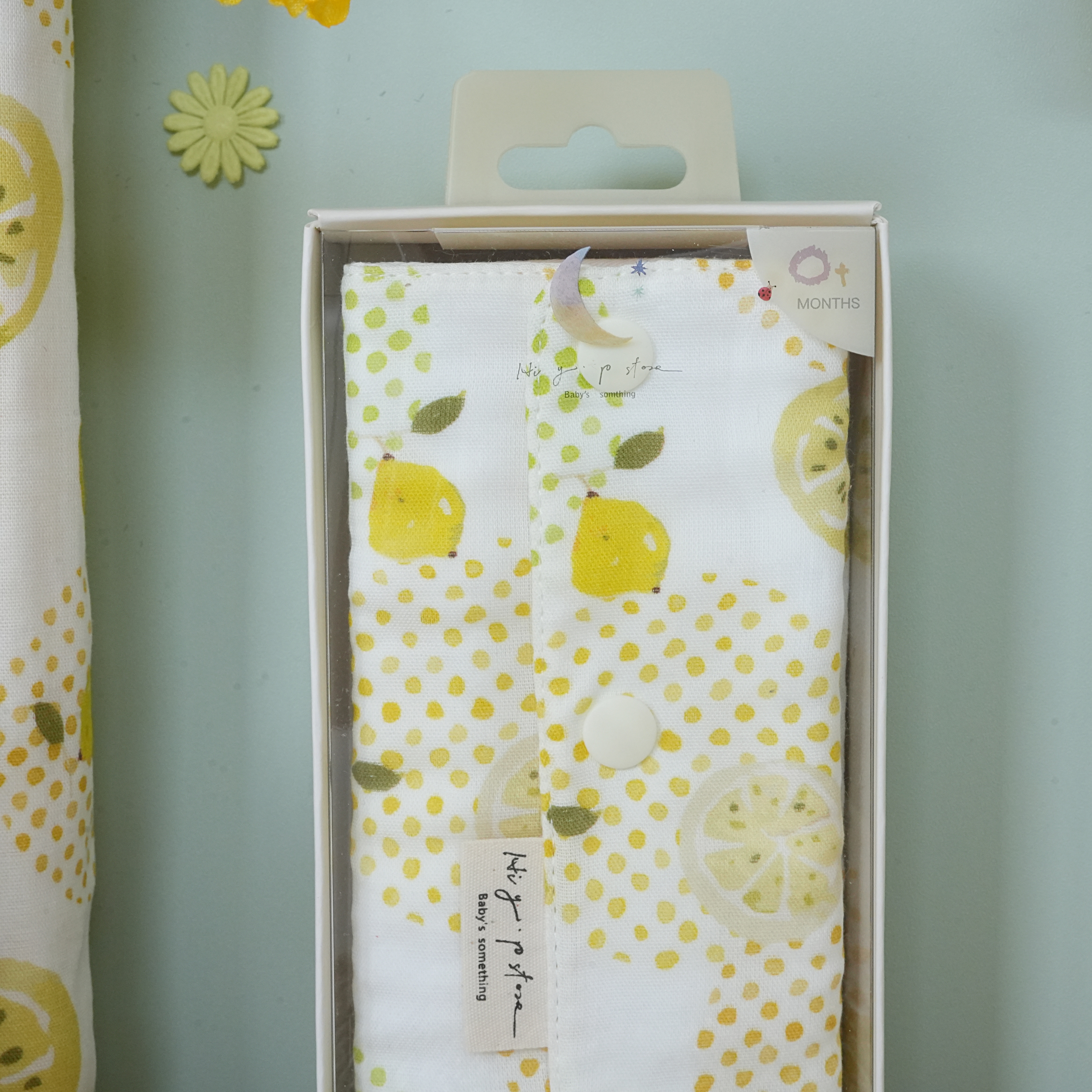 Hi Y.P store-揹巾口水套-獨家設計款-清香檸檬