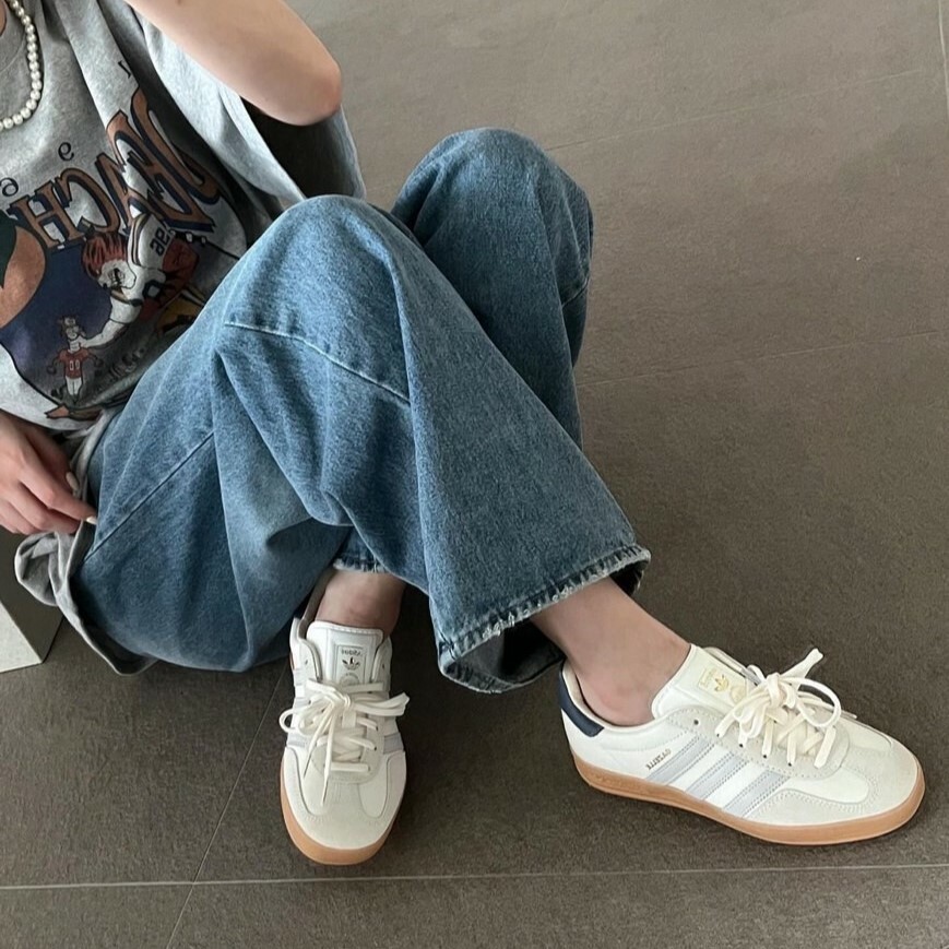 Adidas Gazelle Indoor x BEAUTY & YOUTH 別注限定色 灰白藍 板鞋 休閒鞋 IH8547