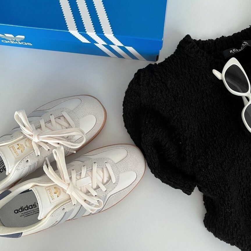 Adidas Gazelle Indoor x BEAUTY & YOUTH 別注限定色 灰白藍 板鞋 休閒鞋 IH8547