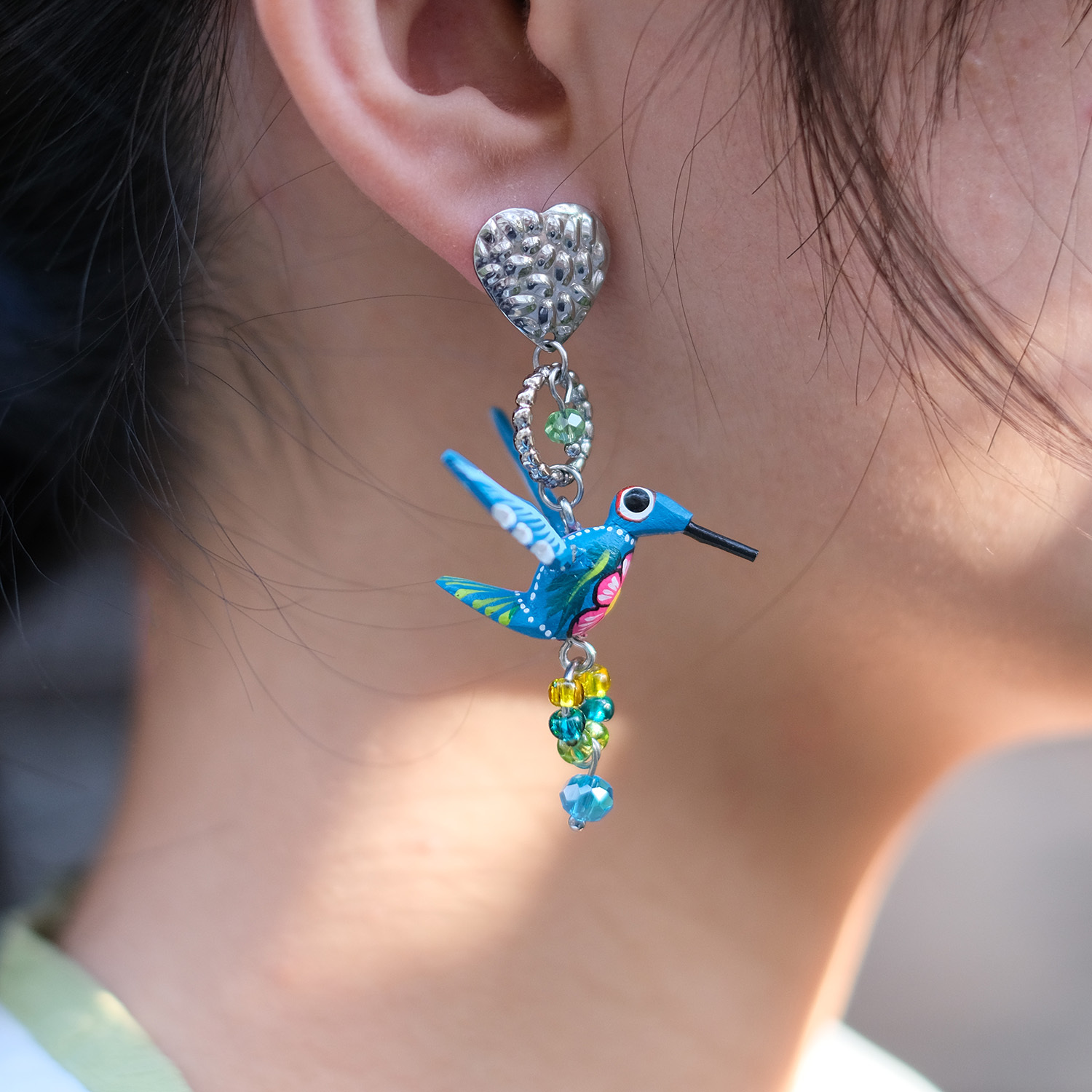 神獸手工木刻耳環｜León 11｜墨西哥