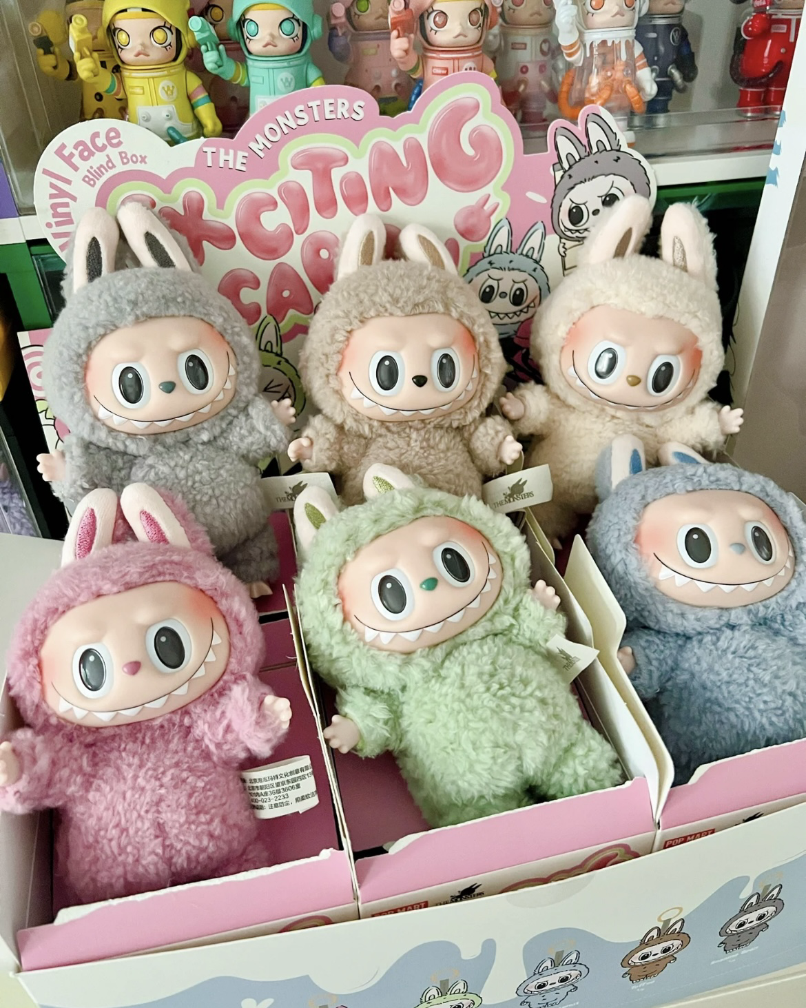 <官方正版><快速出貨>Labubu 心動馬卡龍 鑰匙圈 吊飾 泡泡瑪特 盲盒 Lisa同款