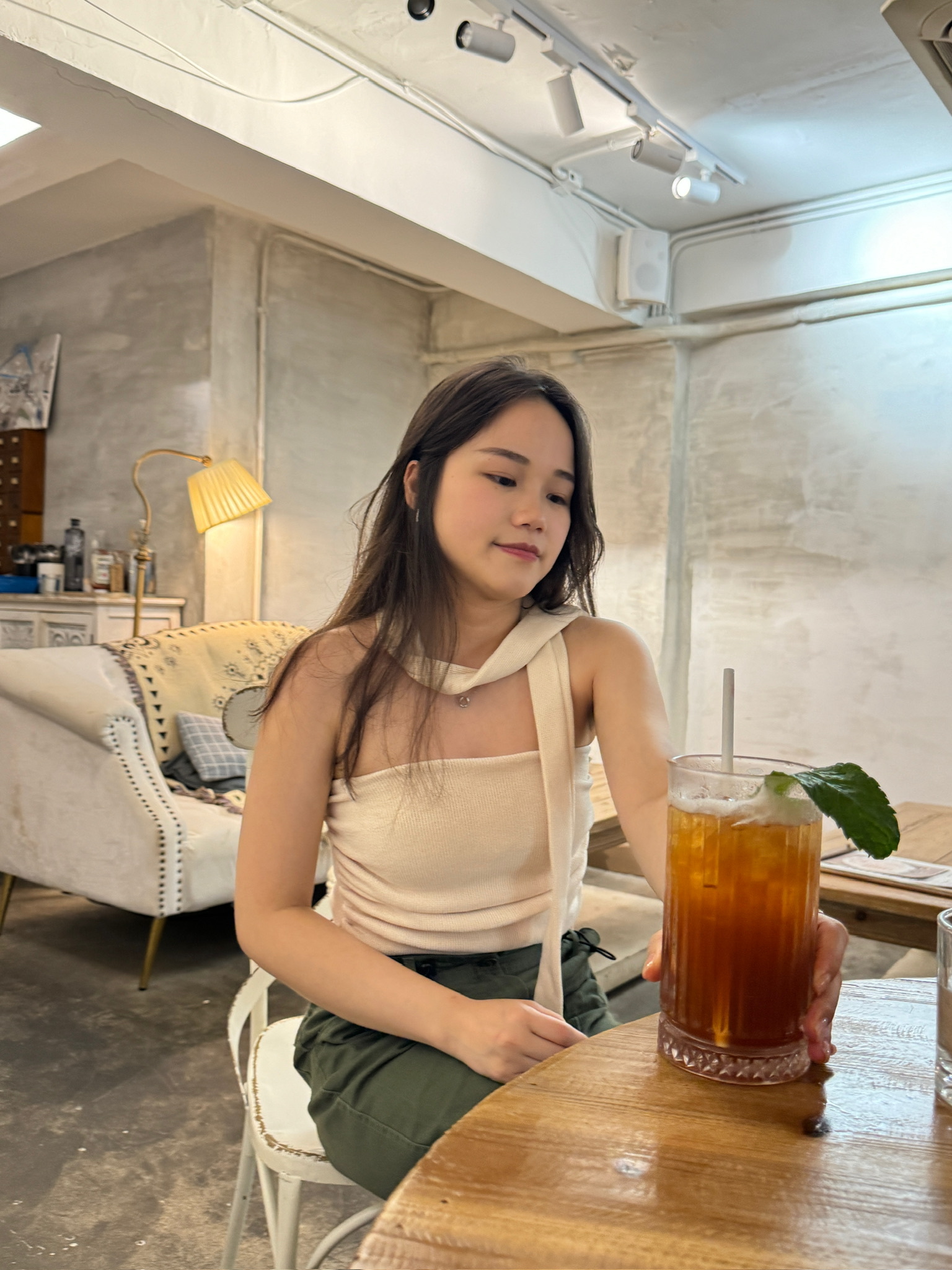 歐美型格Tube Top With Scarf