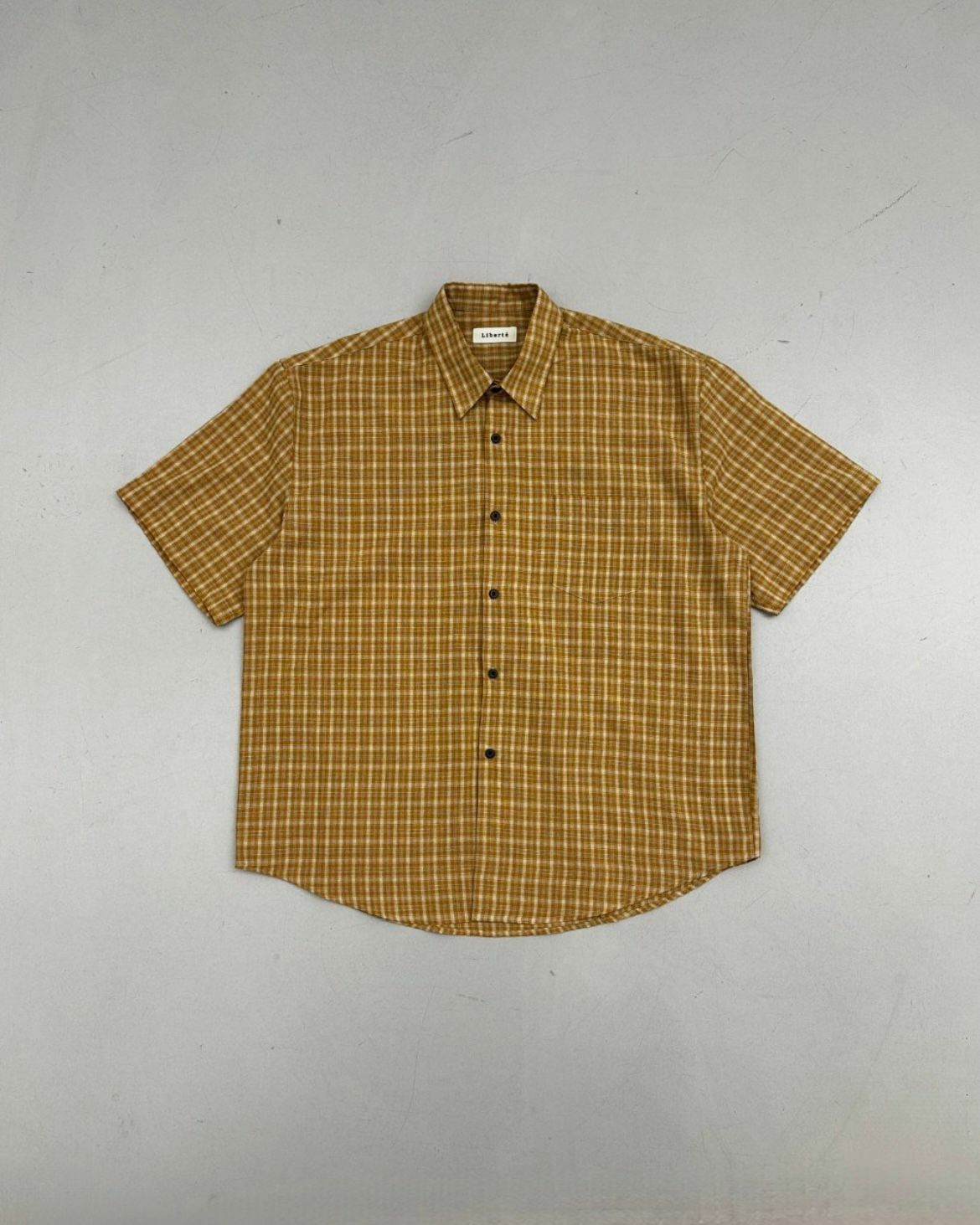 格仔短袖恤衫 L.B.T-007S