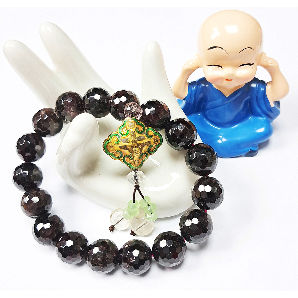 {金如意}&紅石榴{晶鑽}手珠10mm【十方】129927