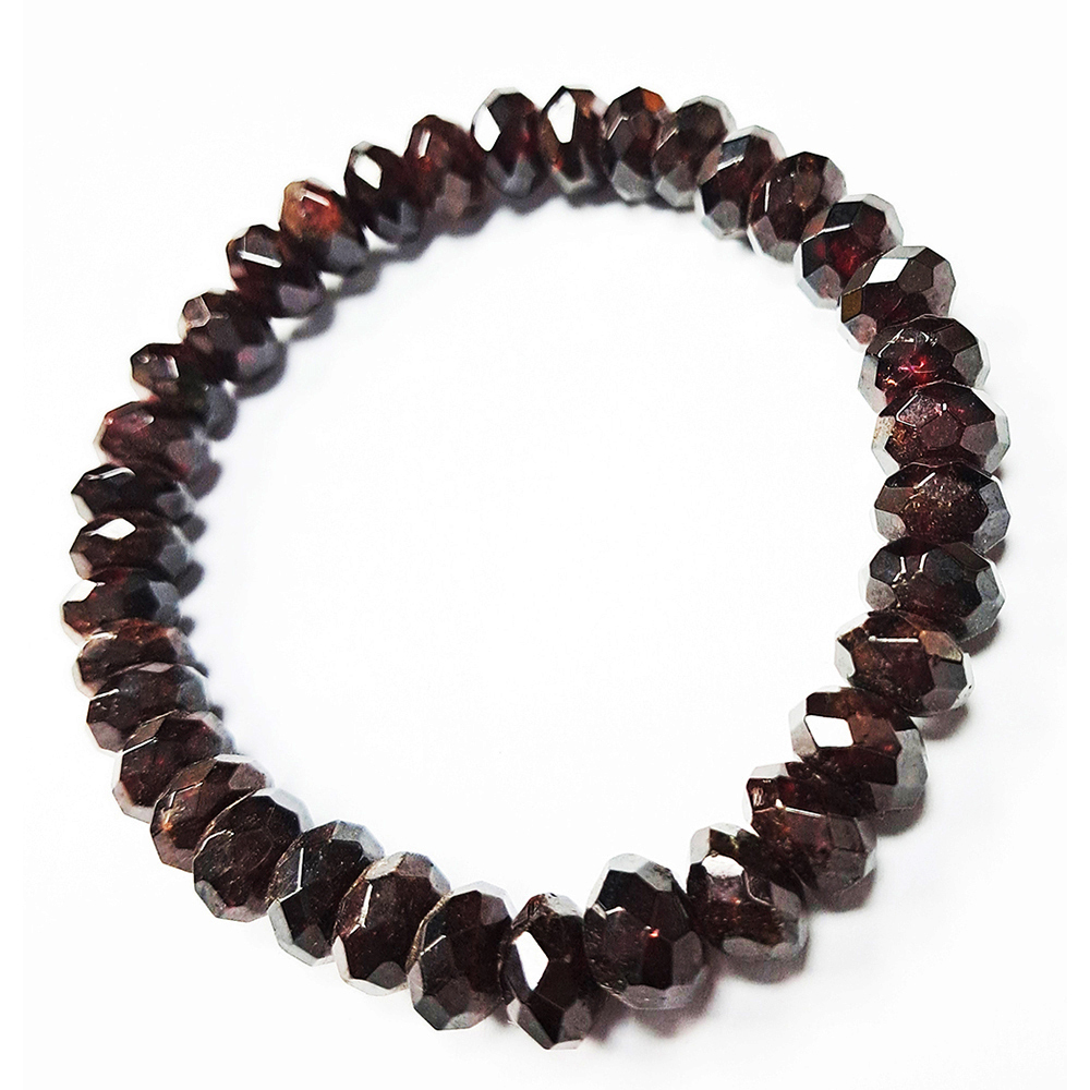 紅石榴{晶鑽}手珠9*4mm【十方】131890